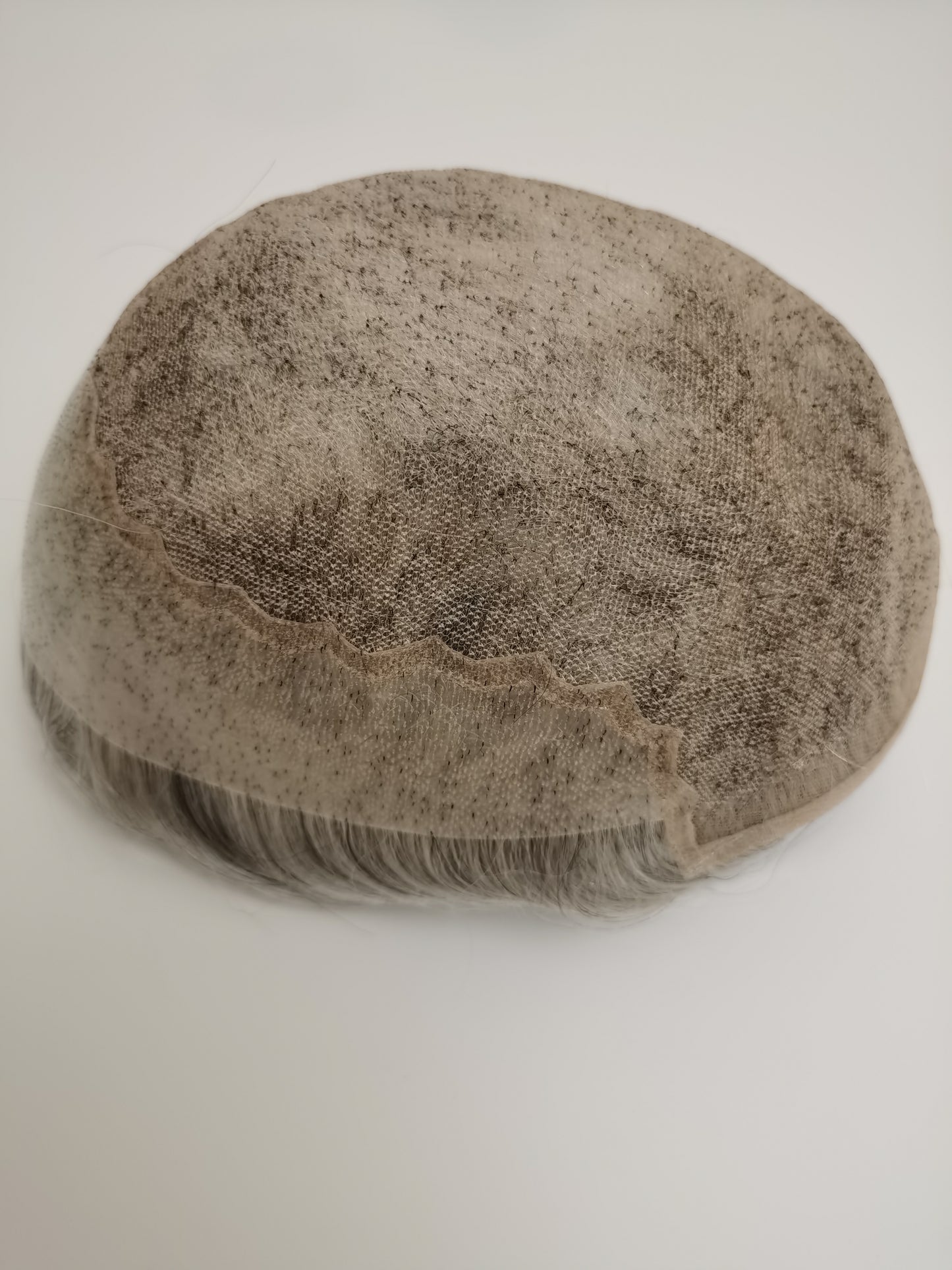 Swiss Lace Q6 Men's Toupee - Premium Human Hair Replacement System, Natural Hairline, Lightweight & Breathable, Full Lace Base, 6''x8'' 7"X9" 8"X10" 6"X9"