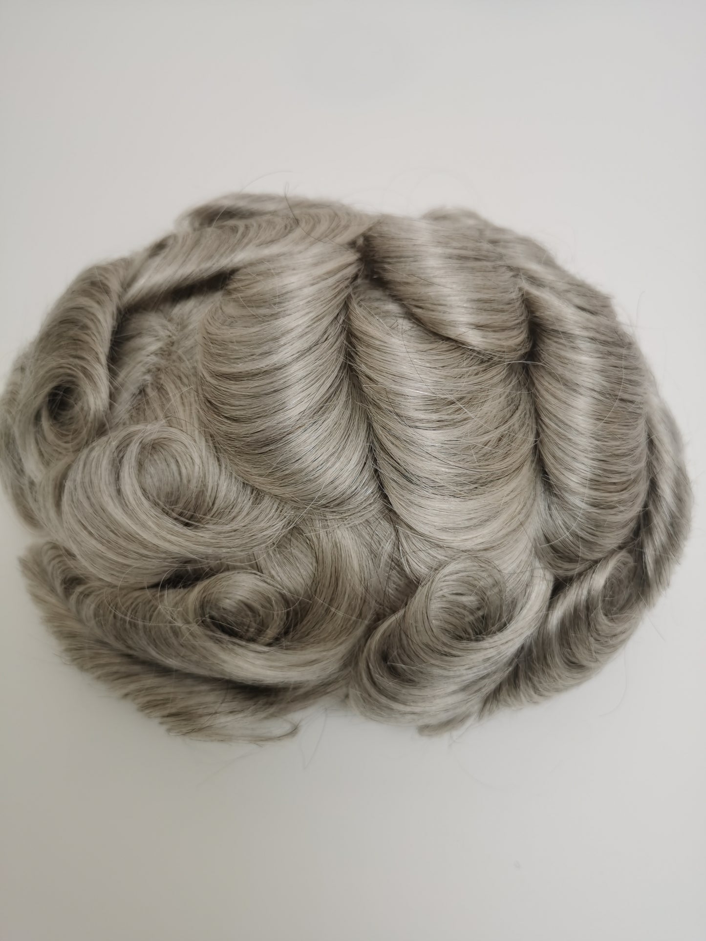 Swiss Lace Q6 Men's Toupee - Premium Human Hair Replacement System, Natural Hairline, Lightweight & Breathable, Full Lace Base, 6''x8'' 7"X9" 8"X10" 6"X9"