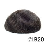 N6FM : French Lace Men's Hair System with PU Sides and Back