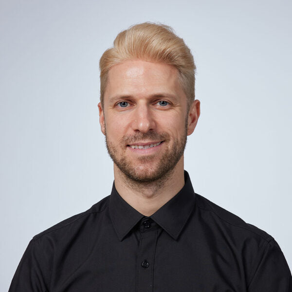 V-LOOP Men's Toupee - Natural Human Hair, Undetectable Hairpiece for Men
