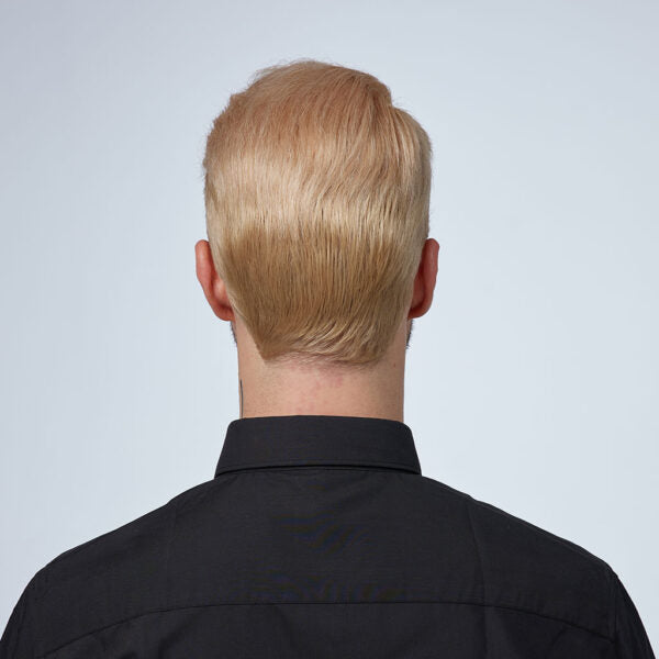 V-LOOP Men's Toupee - Natural Human Hair, Undetectable Hairpiece for Men
