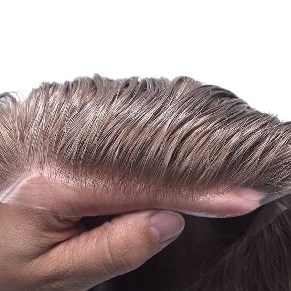 HS1V : V-Loop Men's Hair System 0.06 mm Poly Thin Skin