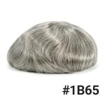 HS25-V : 0.03mm Ultra Thin Skin Men's Hair Systems With V-looped Human Hair
