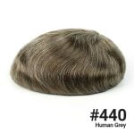 HS25-V : 0.03mm Ultra Thin Skin Men's Hair Systems With V-looped Human Hair