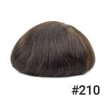 HS25-V : 0.03mm Ultra Thin Skin Men's Hair Systems With V-looped Human Hair