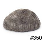 HS25-V : 0.03mm Ultra Thin Skin Men's Hair Systems With V-looped Human Hair