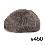 HS25-V : 0.03mm Ultra Thin Skin Men's Hair Systems With V-looped Human Hair