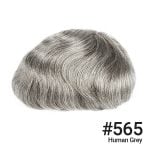 HS25-V : 0.03mm Ultra Thin Skin Men's Hair Systems With V-looped Human Hair