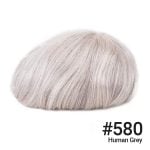 HS25-V : 0.03mm Ultra Thin Skin Men's Hair Systems With V-looped Human Hair