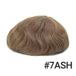 HS25-V : 0.03mm Ultra Thin Skin Men's Hair Systems With V-looped Human Hair