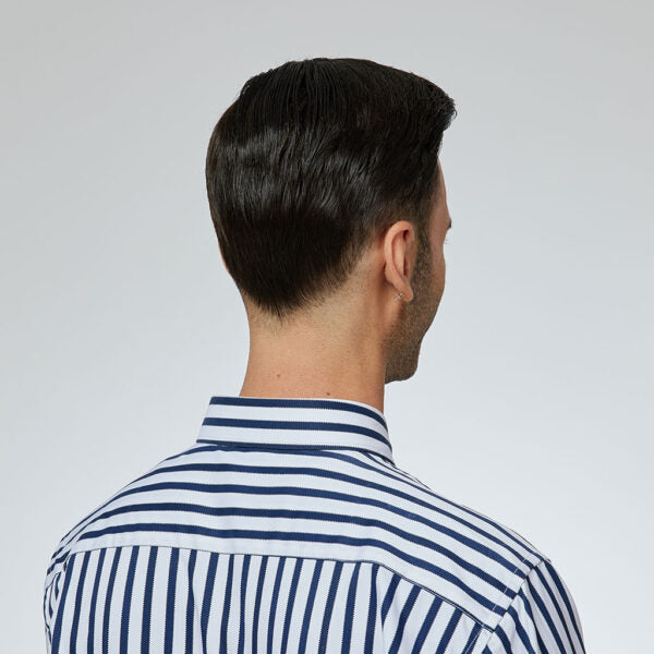 NewAustralia Swiss Lace Toupee with Extended Wider PU Perimeter Hair System