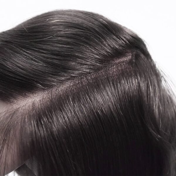 Full Swiss Lace Hair System: Ultra-Realistic Hairline for Natural Look & Comfort