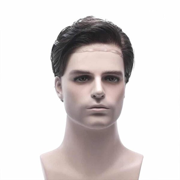 Full Swiss Lace Hair System: Ultra-Realistic Hairline for Natural Look & Comfort