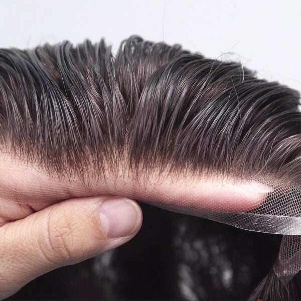 Full Swiss Lace Hair System: Ultra-Realistic Hairline for Natural Look & Comfort