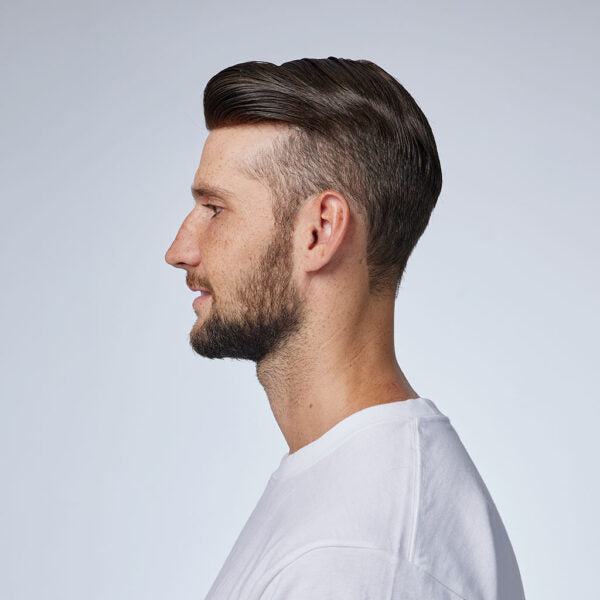 Men's Swiss Lace Toupee with PU Sides and Back – Natural Hair System for Full Coverage