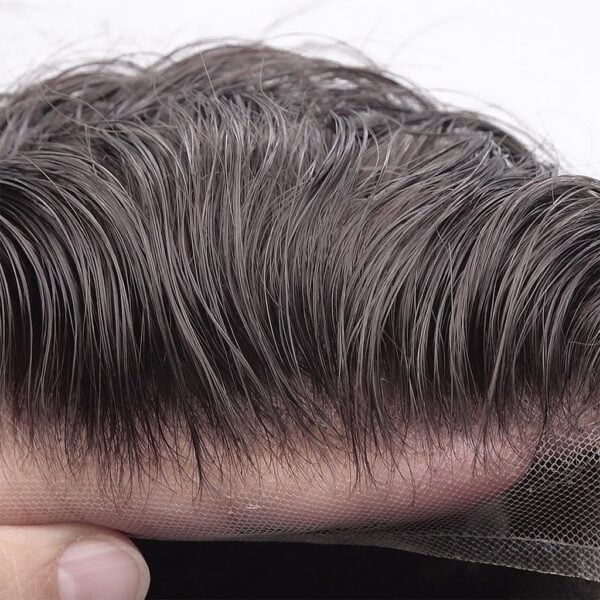 BIO : Men's Lace Front Hairpiece Wholesale 0.08 mm Super Thin Skin