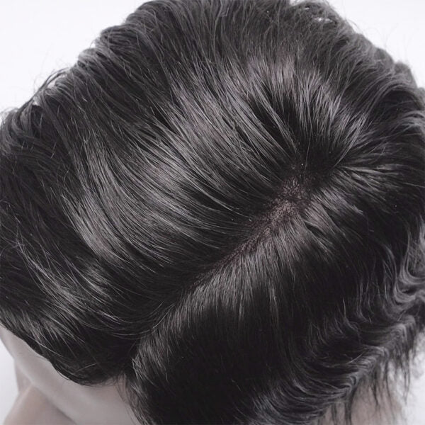 Fine Mono Hair System With PU Perimeter for Wholesale