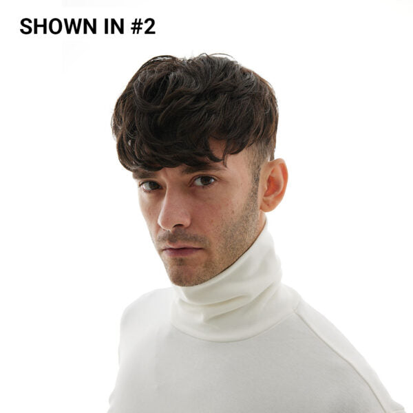 Monofilament Hair System Realistic High Quality Stock Toupee