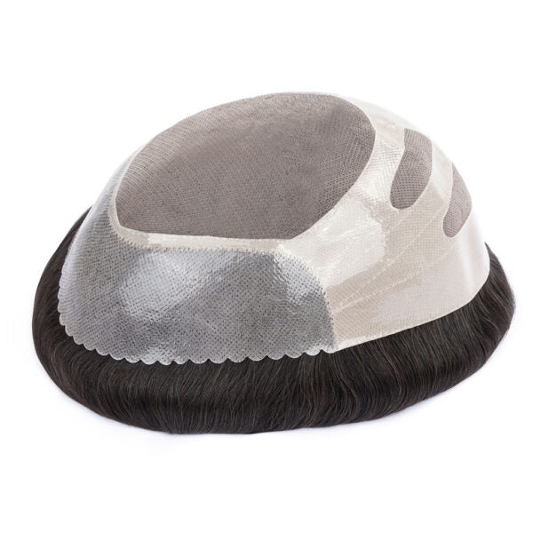 Monofilament Hair System Realistic High Quality Stock Toupee