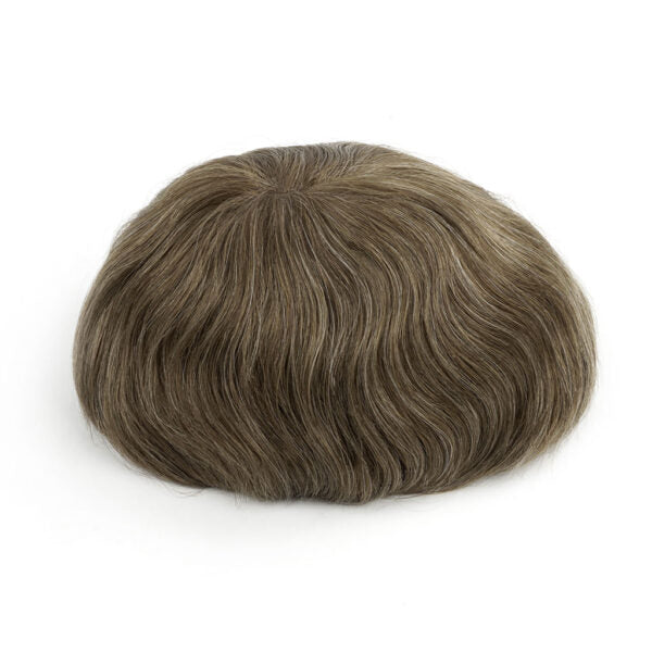 Monofilament Toupee for Men 80% Density
