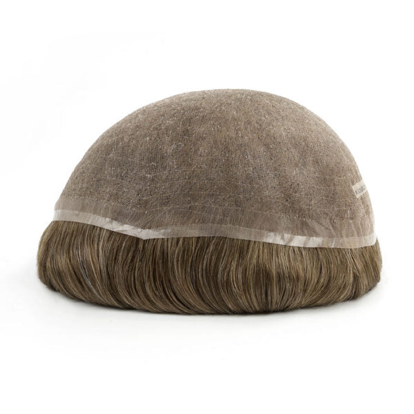 Monofilament Toupee for Men 80% Density