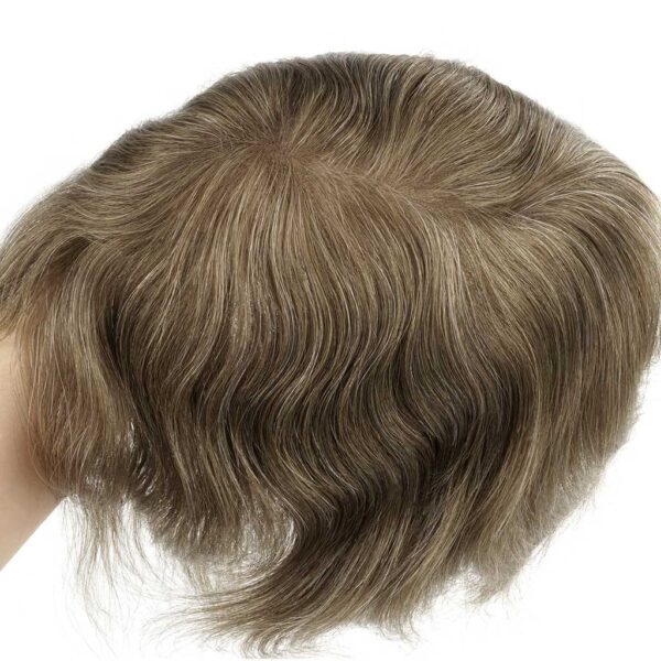 Monofilament Toupee for Men 80% Density