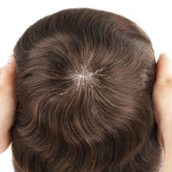 0.06mm Thin Skin Hair System, 130% Density