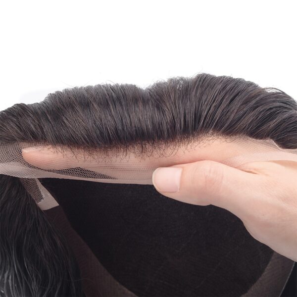 Lace Hair System With PU Back and Sides Wholesale