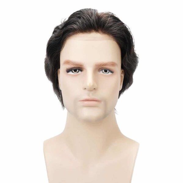 HOLLYWOOD-MONO : Fine Mono Base Hair System with Clear PU Perimeter and French Lace Front for Wholesale