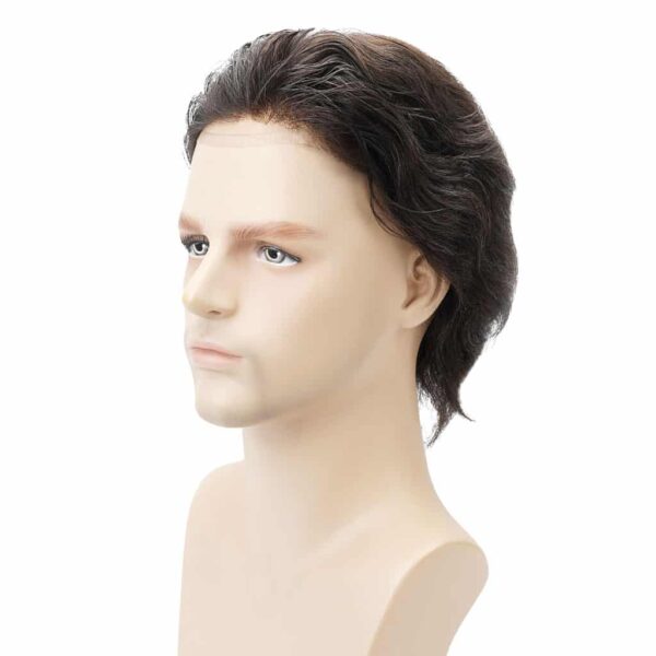 HOLLYWOOD-MONO : Fine Mono Base Hair System with Clear PU Perimeter and French Lace Front for Wholesale
