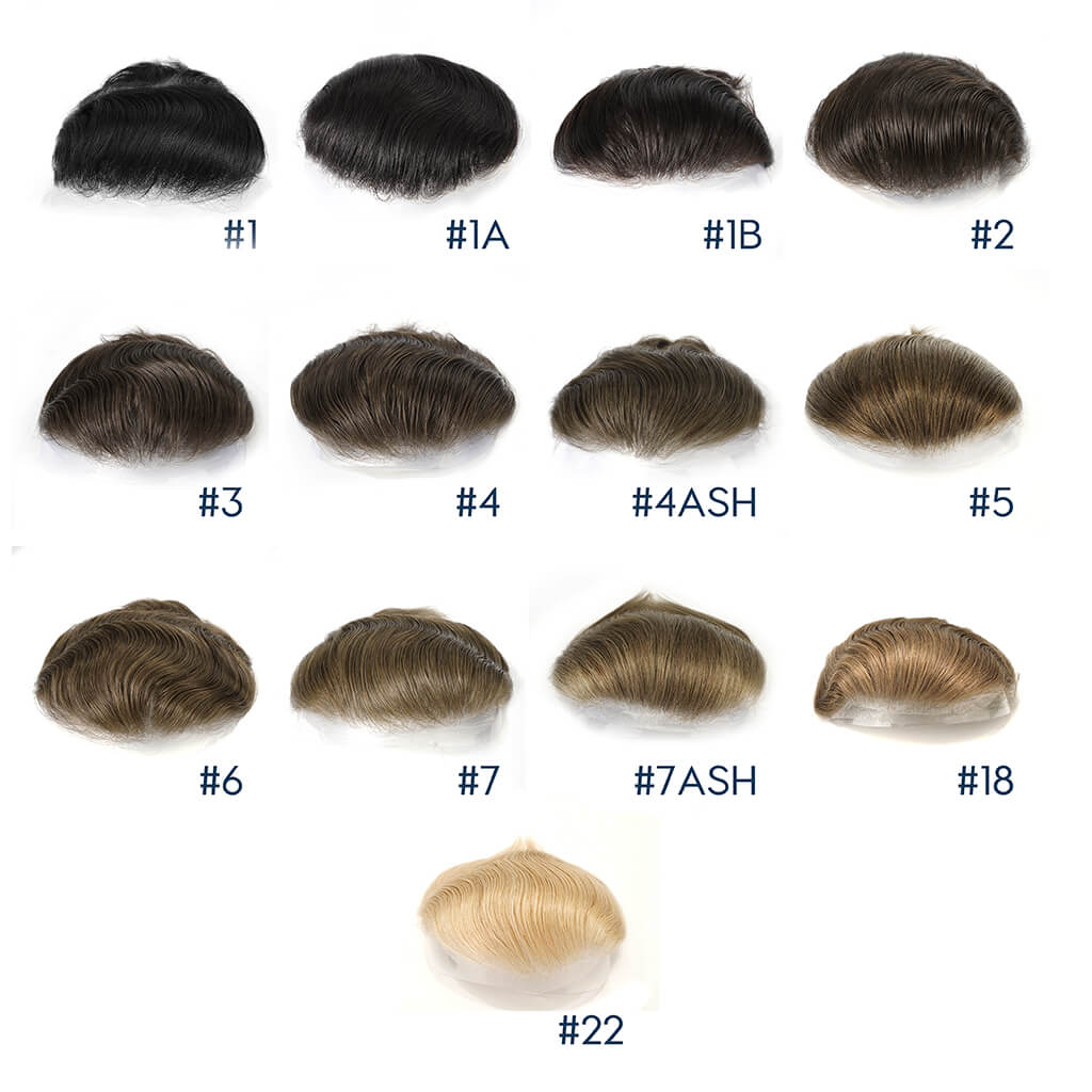 PU-FRONTAL : Men's Frontal Hair Piece for Receded Hairline Wholesale