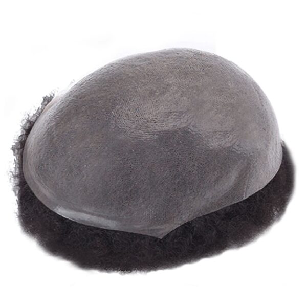 Wholesale Men's Hair Unit Stock Skin Base Afro Toupee