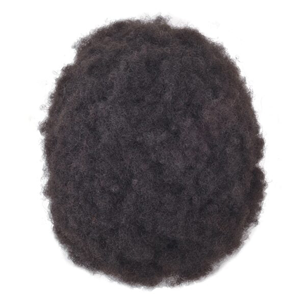 Wholesale Men's Hair Unit Stock Skin Base Afro Toupee
