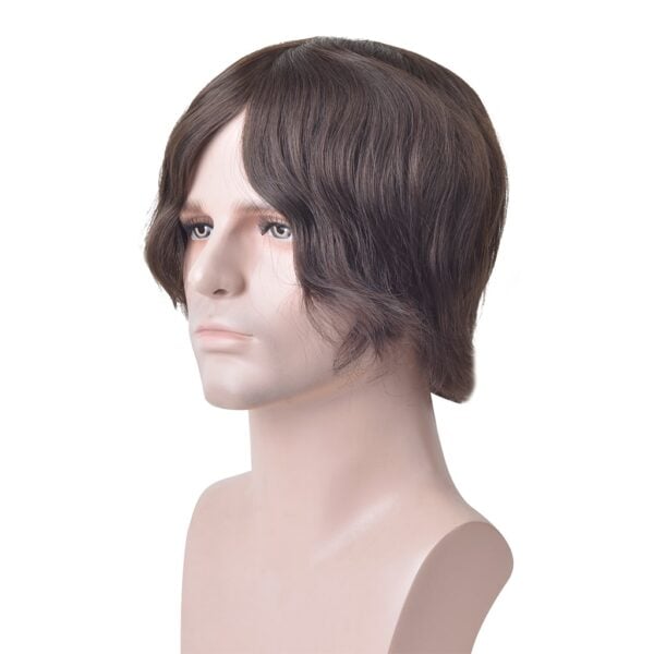 Poly Hair System Injected Skin Base With Diamond Lace Wholesale