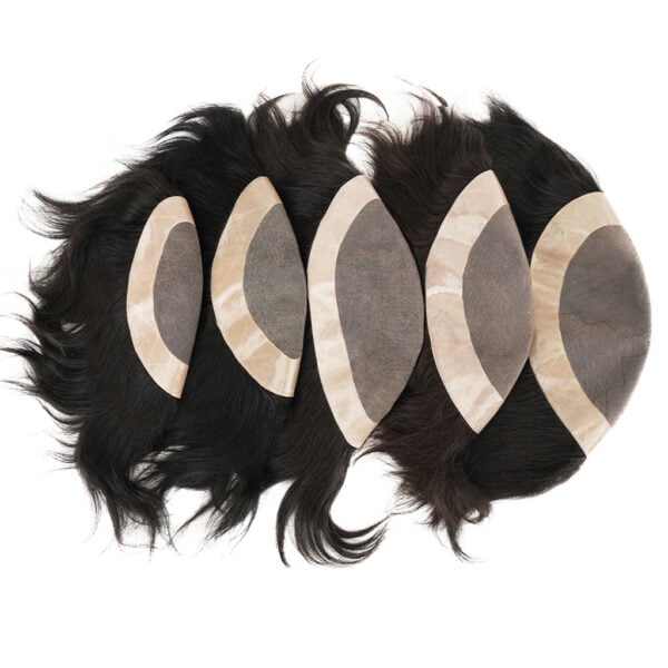 Fine Mono Hair System With PU Perimeter for Wholesale