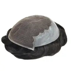 Customize Mens Toupee Hairpieces for Men Human Hair Replacement Wigs