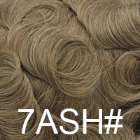 Custom Toupee Hollywood French Lace Front PU Around Fine Mono Hair System For Men 430#