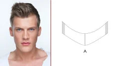 Custom Toupee Hollywood French Lace Front PU Around Fine Mono Hair System For Men 430#