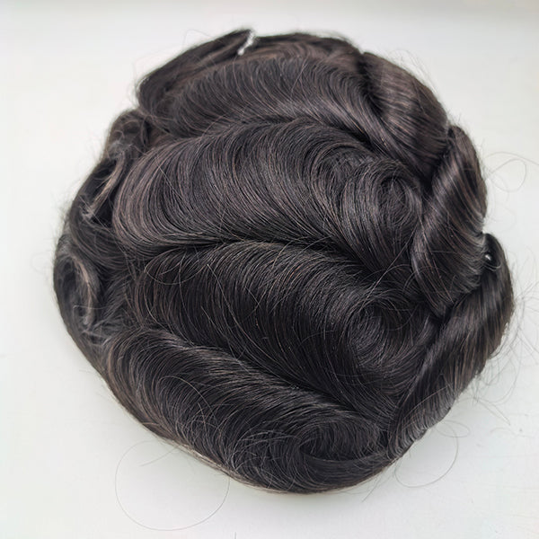 Top Mono Hair System With PU Around for Men