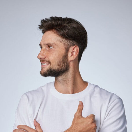 HS1V : V-Loop Men's Hair System 0.06 mm Poly Thin Skin