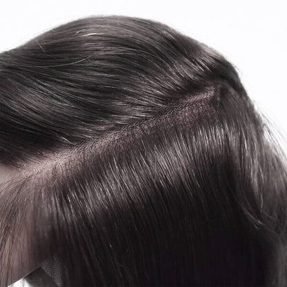 Full Swiss Lace Hair System: Ultra-Realistic Hairline for Natural Look & Comfort