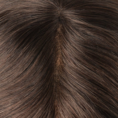 Full Lace Men's Toupee with Realistic Hairline & Parts - Wholesale