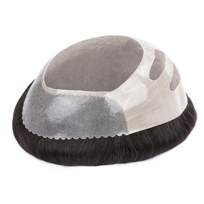 Monofilament Hair System Realistic High Quality Stock Toupee