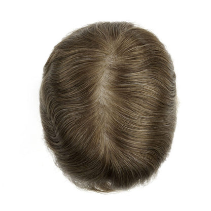 Monofilament Toupee for Men 80% Density