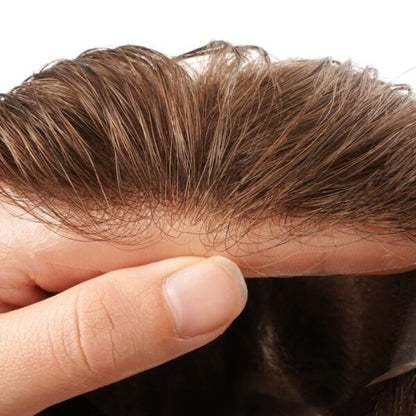 0.06mm Thin Skin Toupee Wholesale with 90% Density