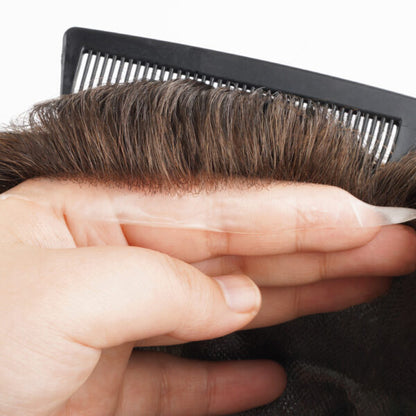 0.06mm Thin Skin Hair System, 130% Density