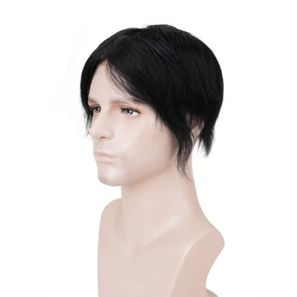 Fine Mono Base Hair System With PU and Swiss Lace