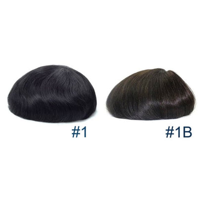 Fine Mono Base Hair System With PU and Swiss Lace